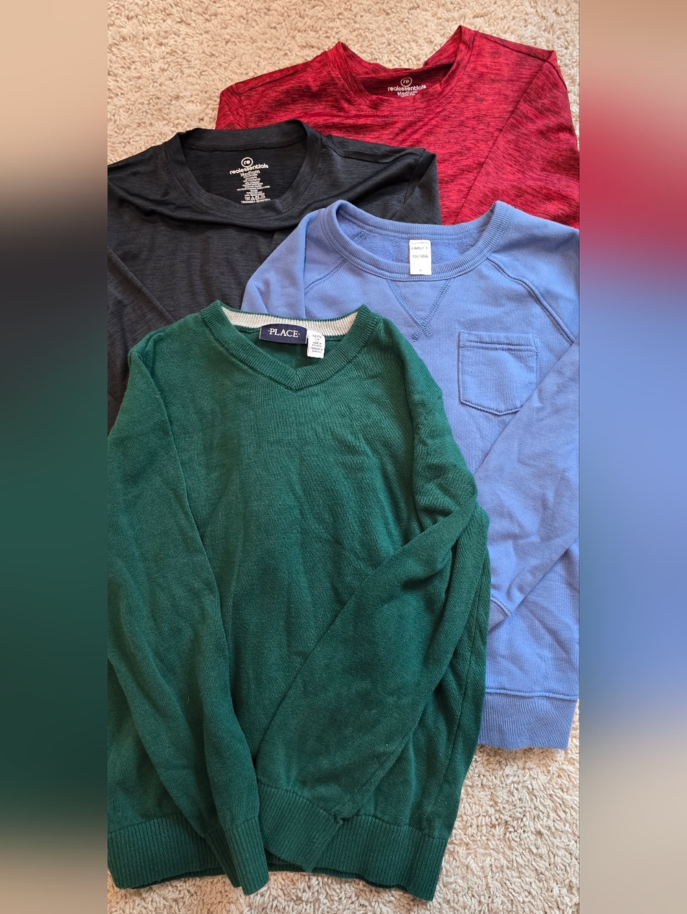 BUNDLE - Boys Size 10 - Long Sleeve & Sweater